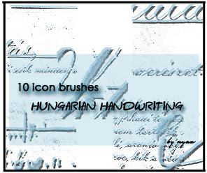 HungarianHandwritingIconBrush