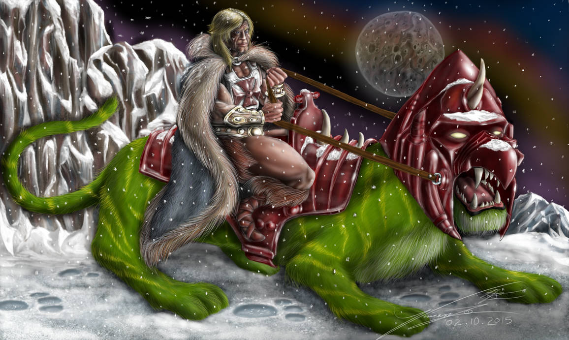Masters of the Universe Heman and Battlecat by VinceReina on DeviantArt