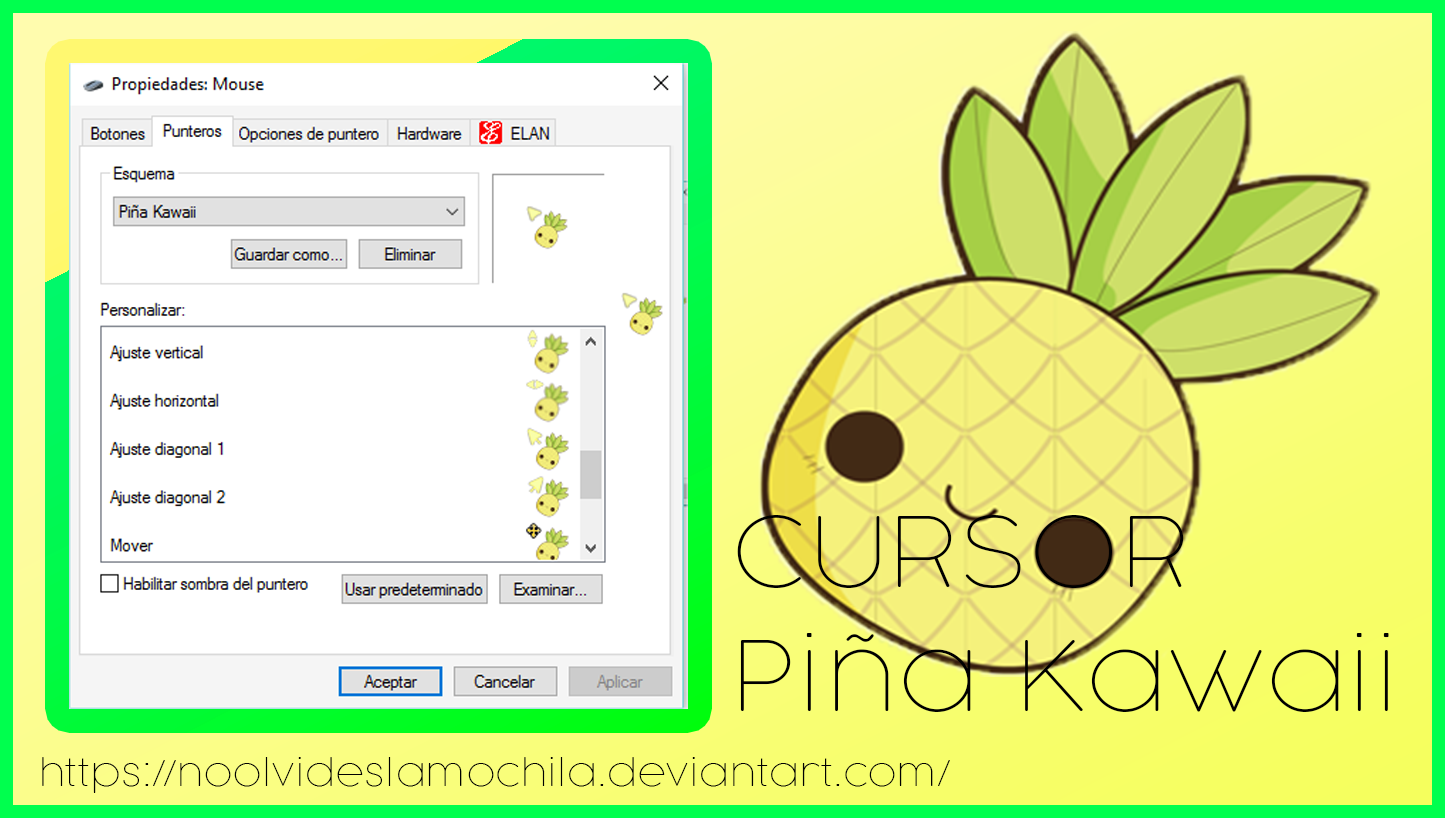 Fruit Mouse Cursor #01 Fruta Kawaii ~ Cursor by NoOlvidesLaMochila on DeviantArt