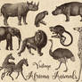 ODC Vintage African Animals Clipart