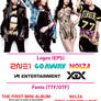 Pack of Logos and Fonts of 2NE1