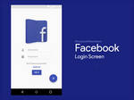 Facebook materialized - Login Screen(AI available) by MrCreeper1008