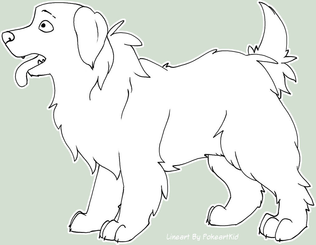 Aussie Dog Free Lineart by Pakibles on DeviantArt