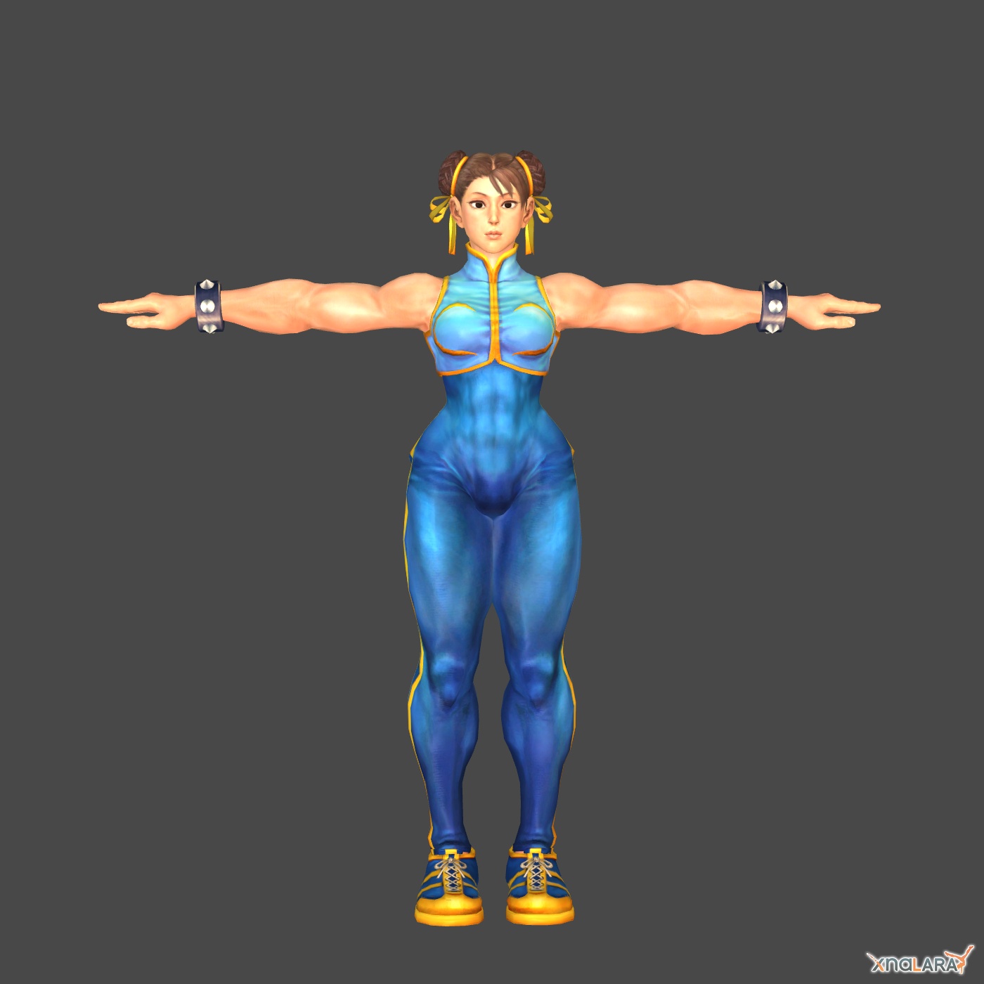 Chun Li alpha mod for XNALara