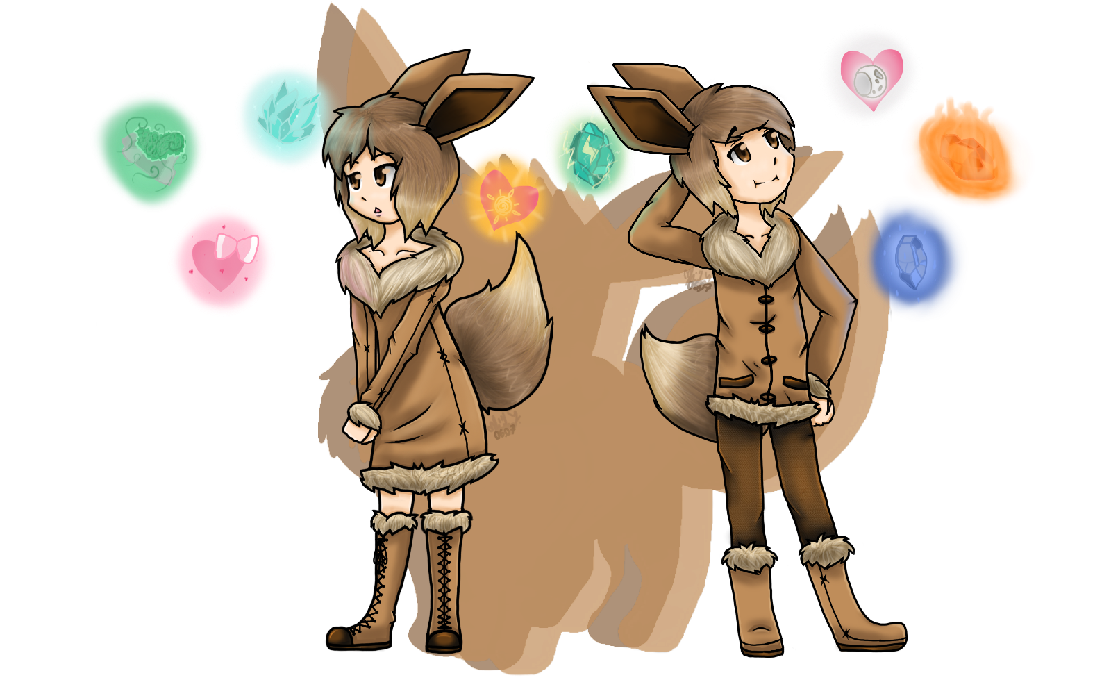 Pokemon Humans Eevee by MiniaSwimspark on DeviantArt