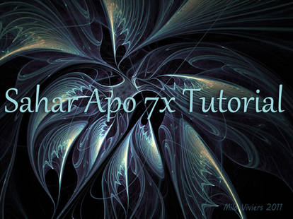 Sahar Tutorial for Apo 7X