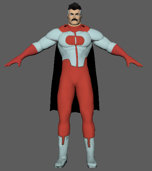 Omni-Man 3D Model Rigged Character [DL] By BenF57 On DeviantArt