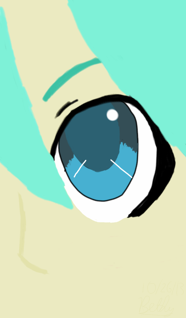 Hatsune Miku Eye by bluepenguingirl on DeviantArt