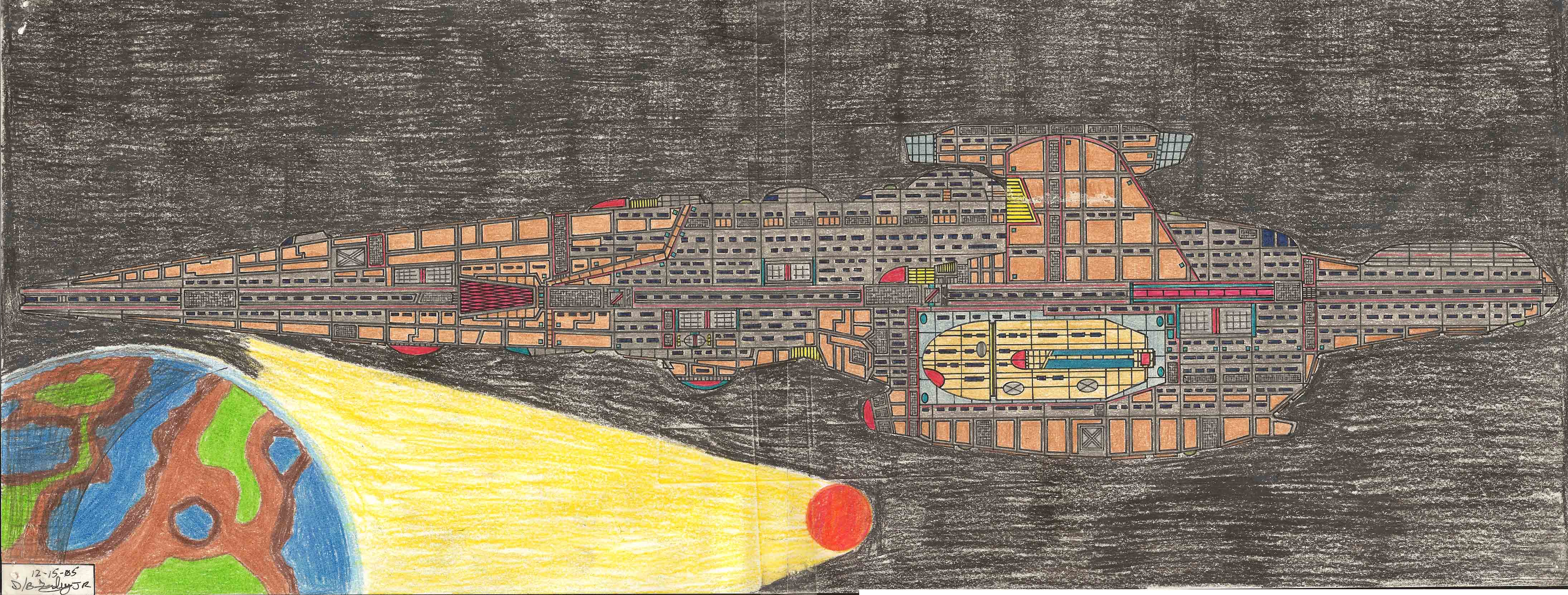 Deep Space Military Vessel by Suptagtt on DeviantArt