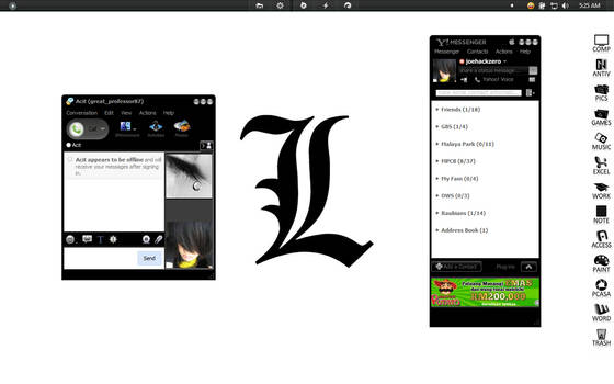 YM 9 Black Mac Theme