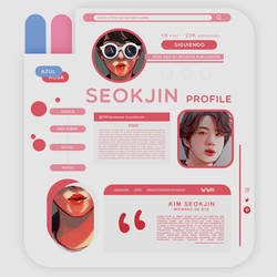 Kim SeokJin, BLOG | Template interpretacion