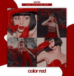 COLOR RED | PSD Coloring #24