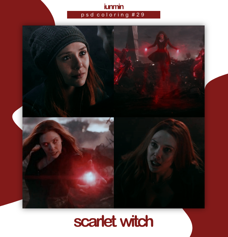 scarlet witch  PSD Coloring #29 by Iunmin on DeviantArt