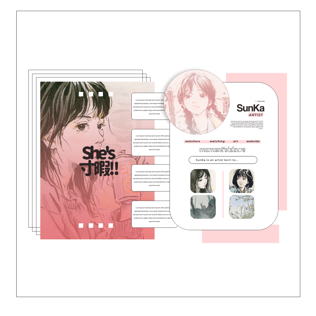 Template social SunKa webside Template #023 by Iunmin on DeviantArt