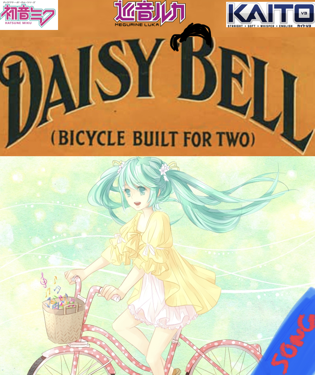 Miku Luka Kaito Daisy Bell English Songs By Smochdar On Deviantart