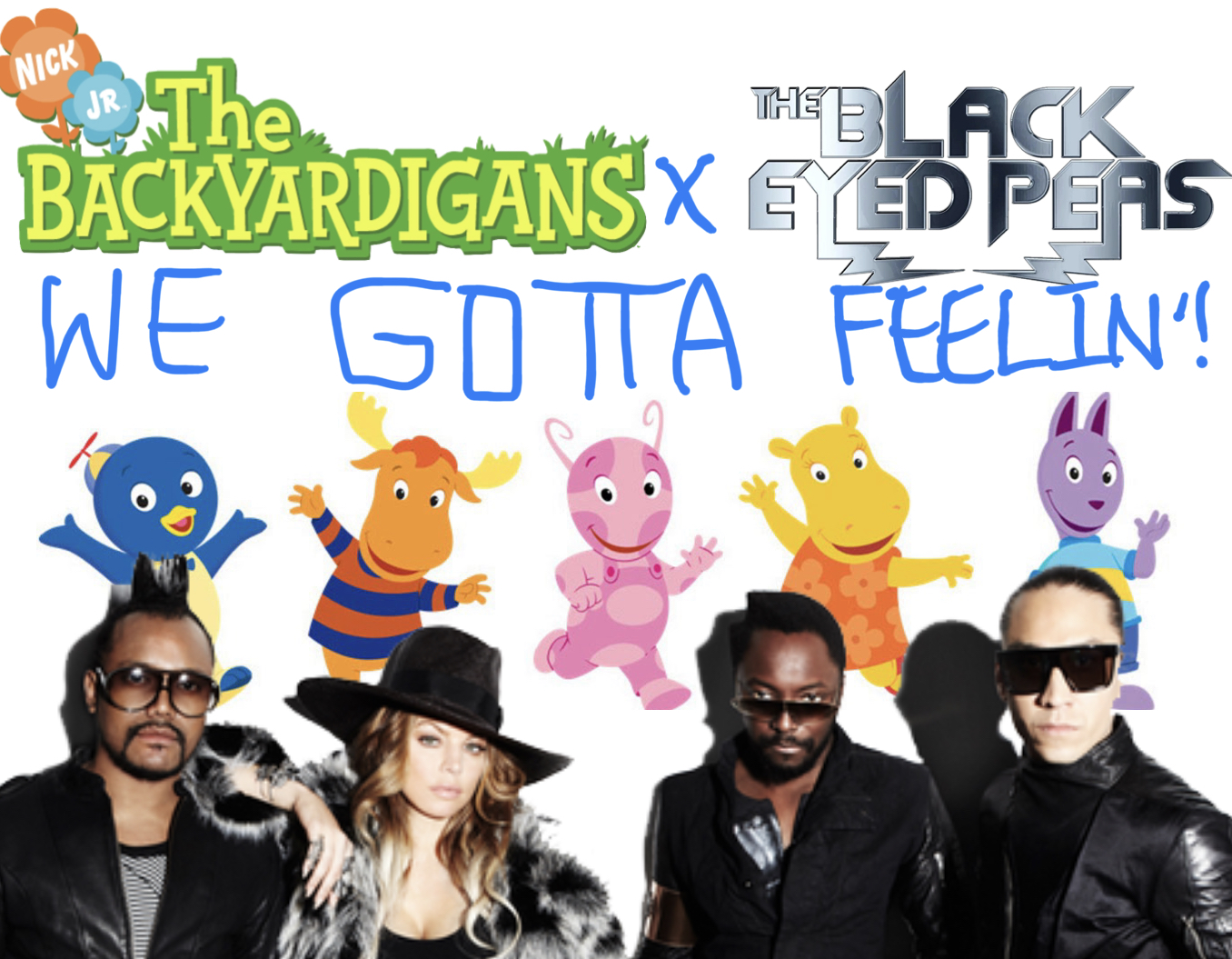 The Black Eyed Backyardigans We Gotta Feelin' by smochdar on DeviantArt