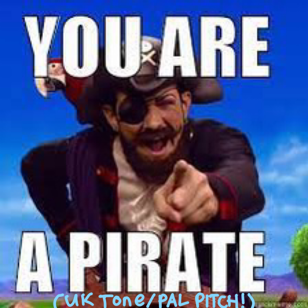 Lazytown you are a pirate uk tone pal pitch by smochdar on deviantart