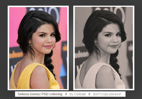 PSD coloring - Selena Gomez by celestesd on DeviantArt