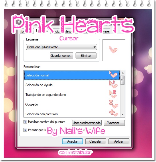 Pink Hearts Cursor