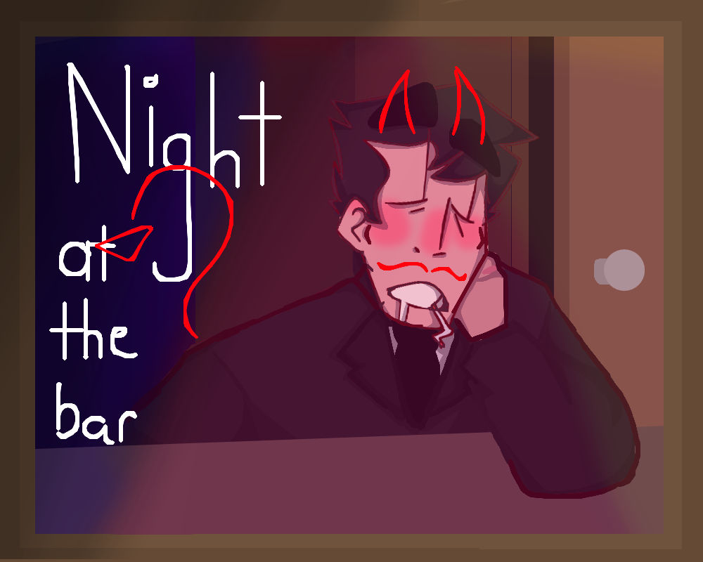 Night at the bar. Oc Doodle by IvanovAzorOV on DeviantArt