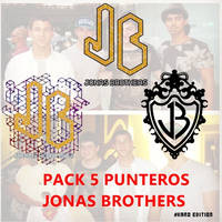 Pack 5 Cursores/Punteros Jonas Brothers