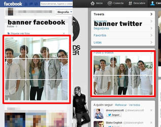 Pack banner facebook y twitter de BTR PEDIDO