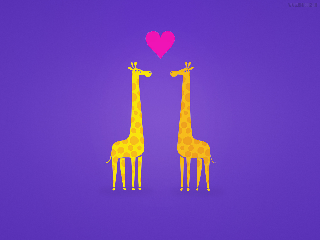 Free Wallpaper Cute cartoon giraffe couple in Love by mrsbadbugs on  DeviantArt