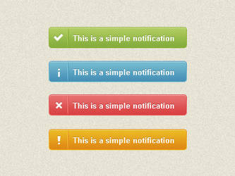 notification bar - 4 colours
