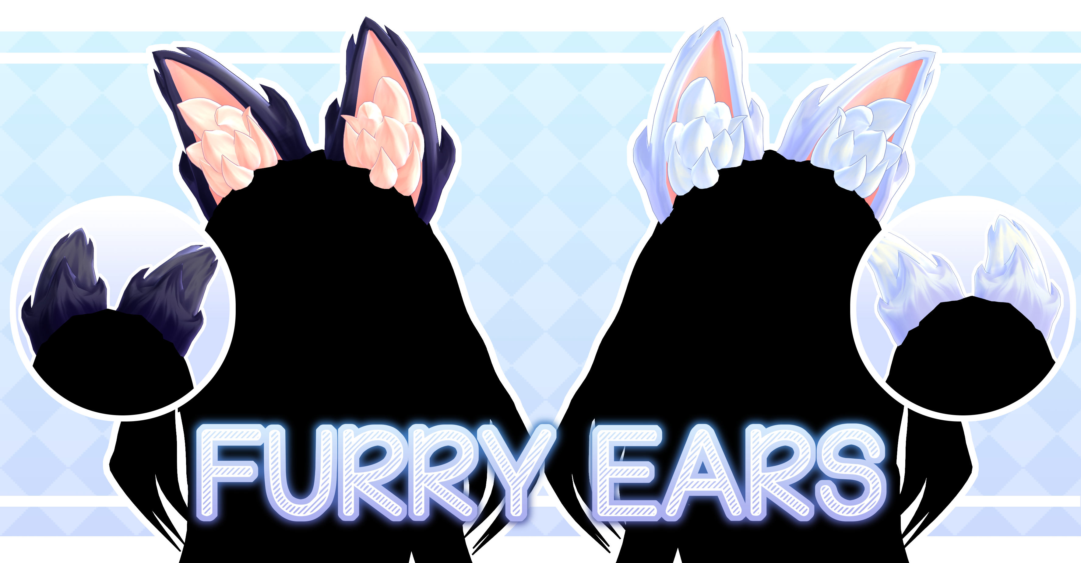 [MMD Accessory] Furry Ears + P2U Download by MonoCereal on DeviantArt