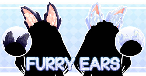 [MMD Accessory] Furry Ears + P2U Download