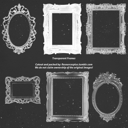 Transparent Frames (.zip) by x012107 on DeviantArt