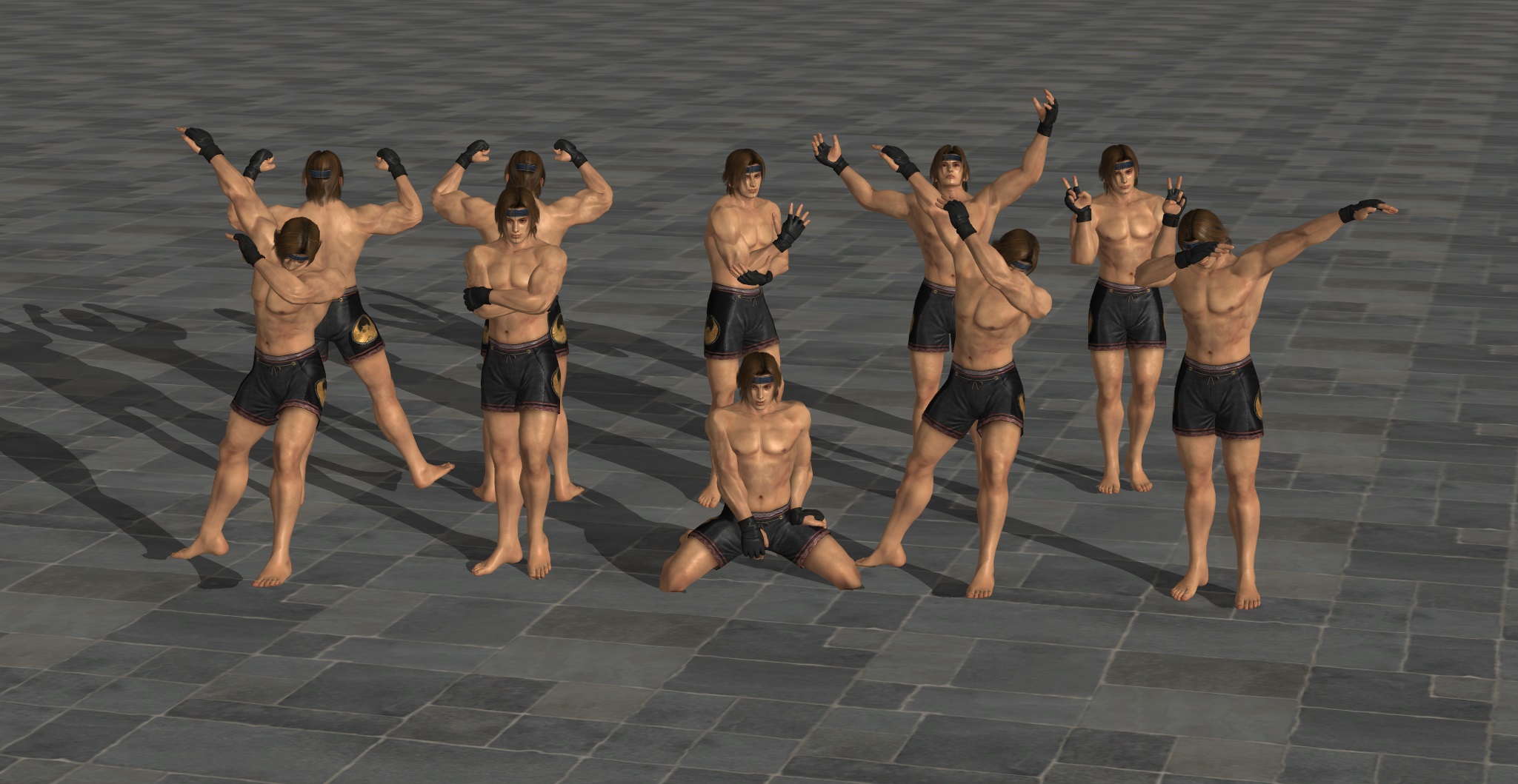 DOA Male Poses Volume 2 feat. DarkSun64