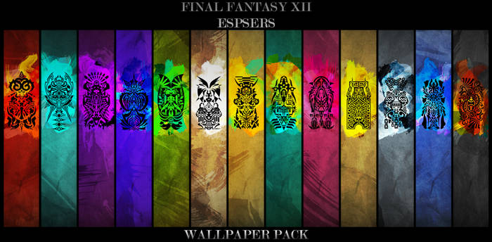 FFXII Espers Wallpaper Pack