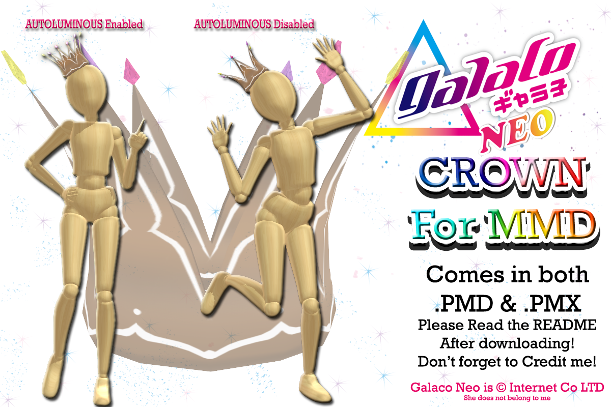 Galaco Neo Crown For MMD *DOWNLOAD*