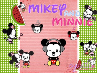 Mikey and Minnie PNG