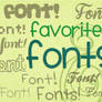Favorites Fonts