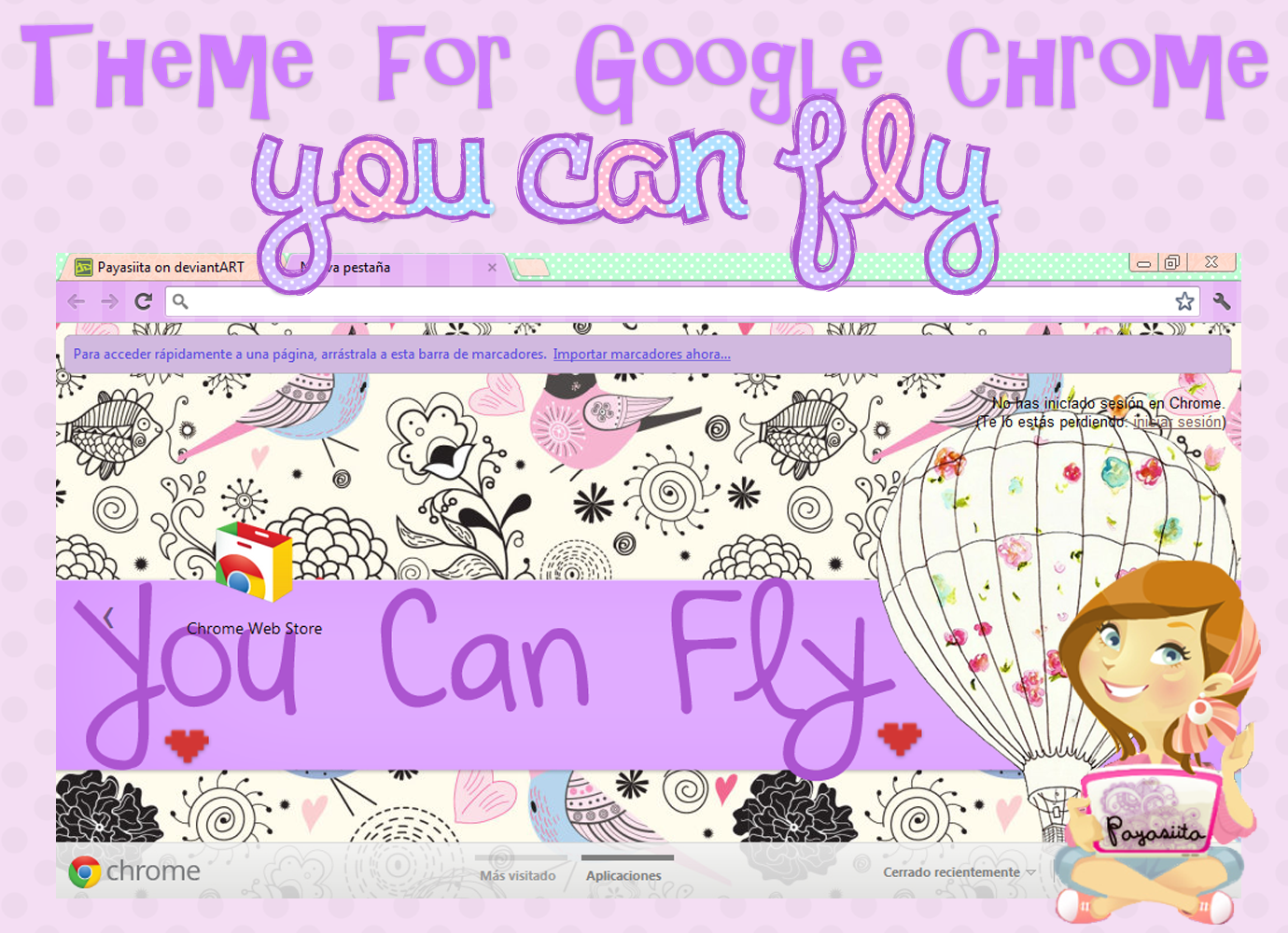 Theme You Can Fly For Google Chrome