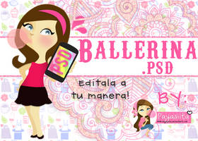 Girl Ballerina .PSD