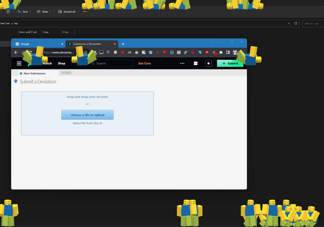 Roblox Noob Shimeji by wopsss on DeviantArt