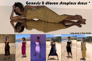 Free: Genesis 8 dforce strapless dress