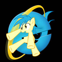 Internet Bropony (internet explorer icon)