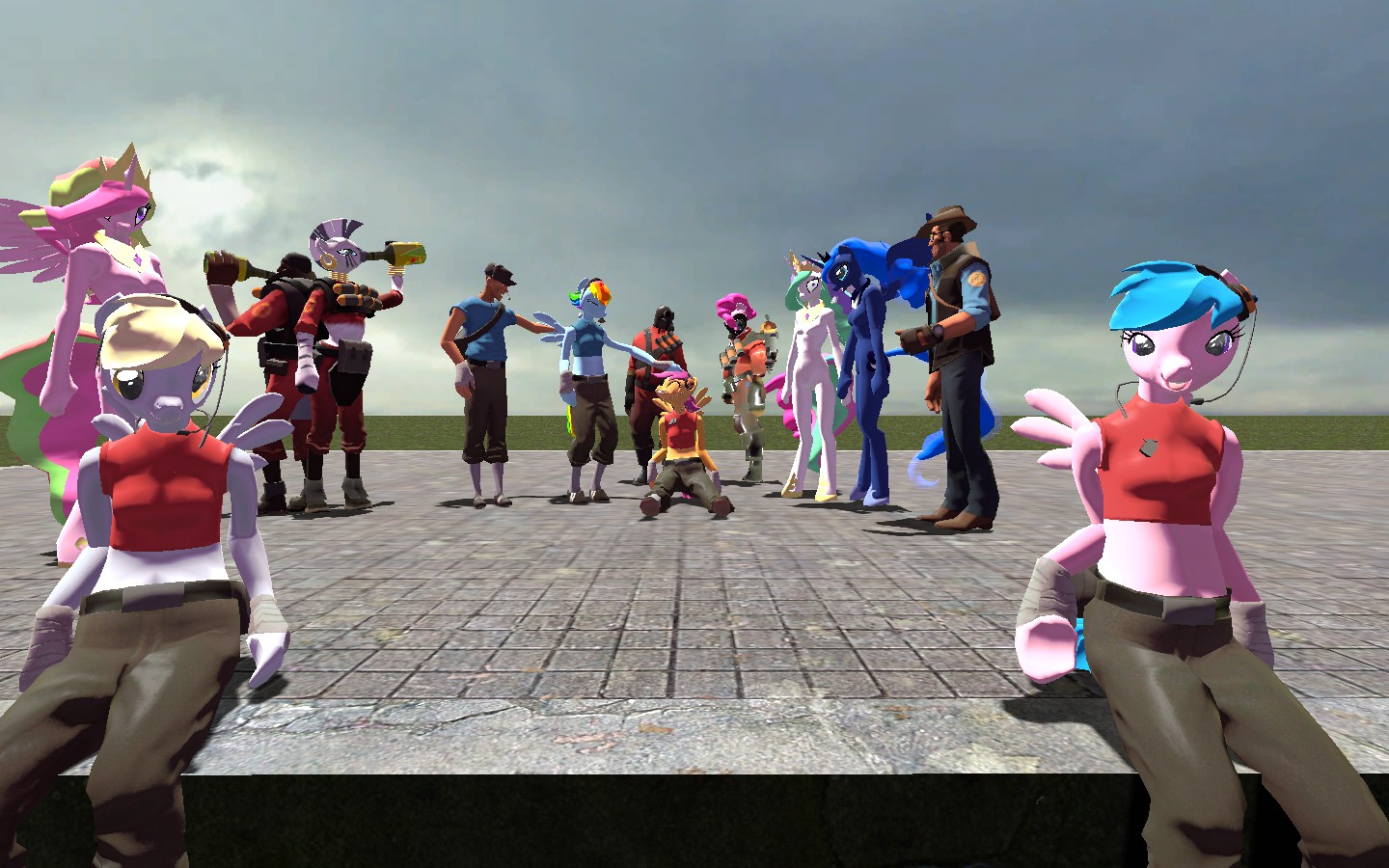 Kassgrein's TF2 Pony Models Hexed for Gmod