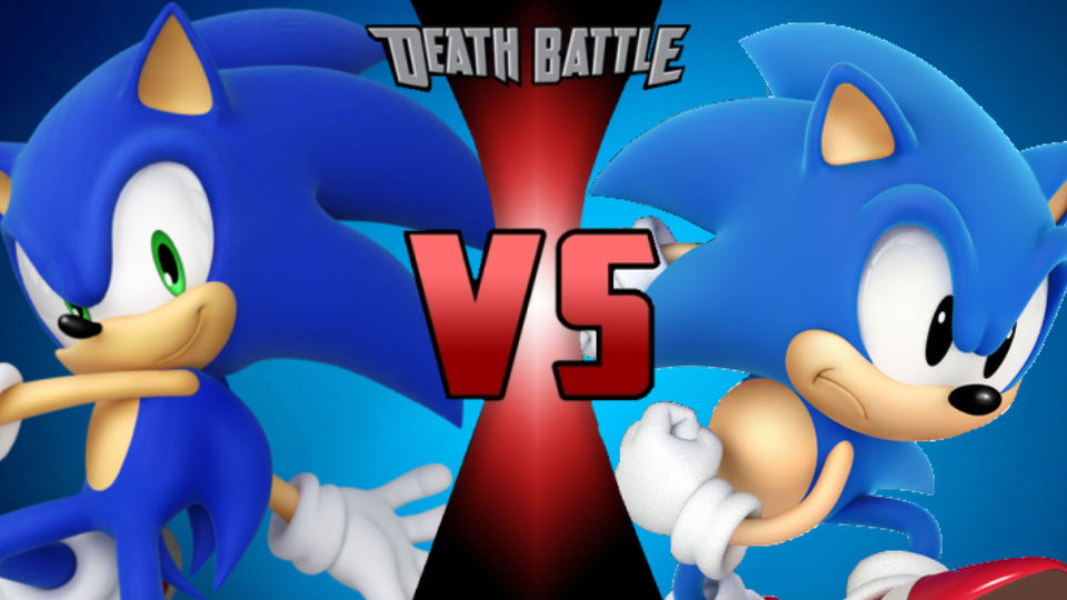 Death Battle Modern Sonic Vs Classic Sonic By Mariovssonicfan On