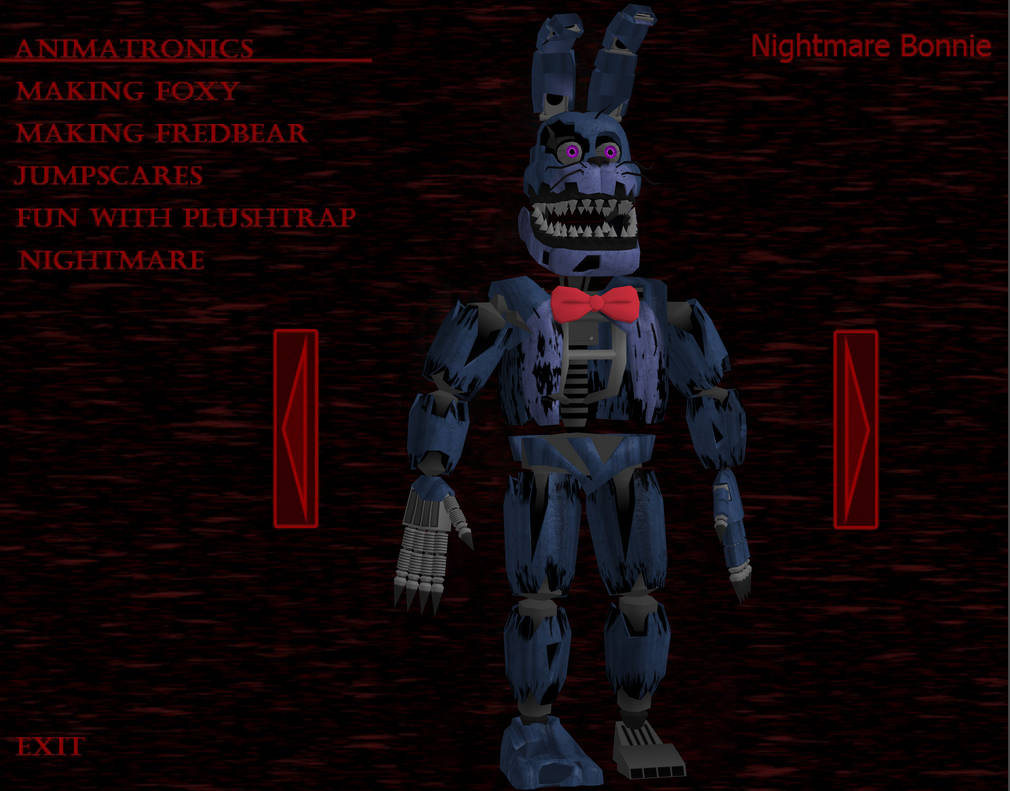 Nightmare Bonnie FNAF 4 by RealMoonlight on DeviantArt