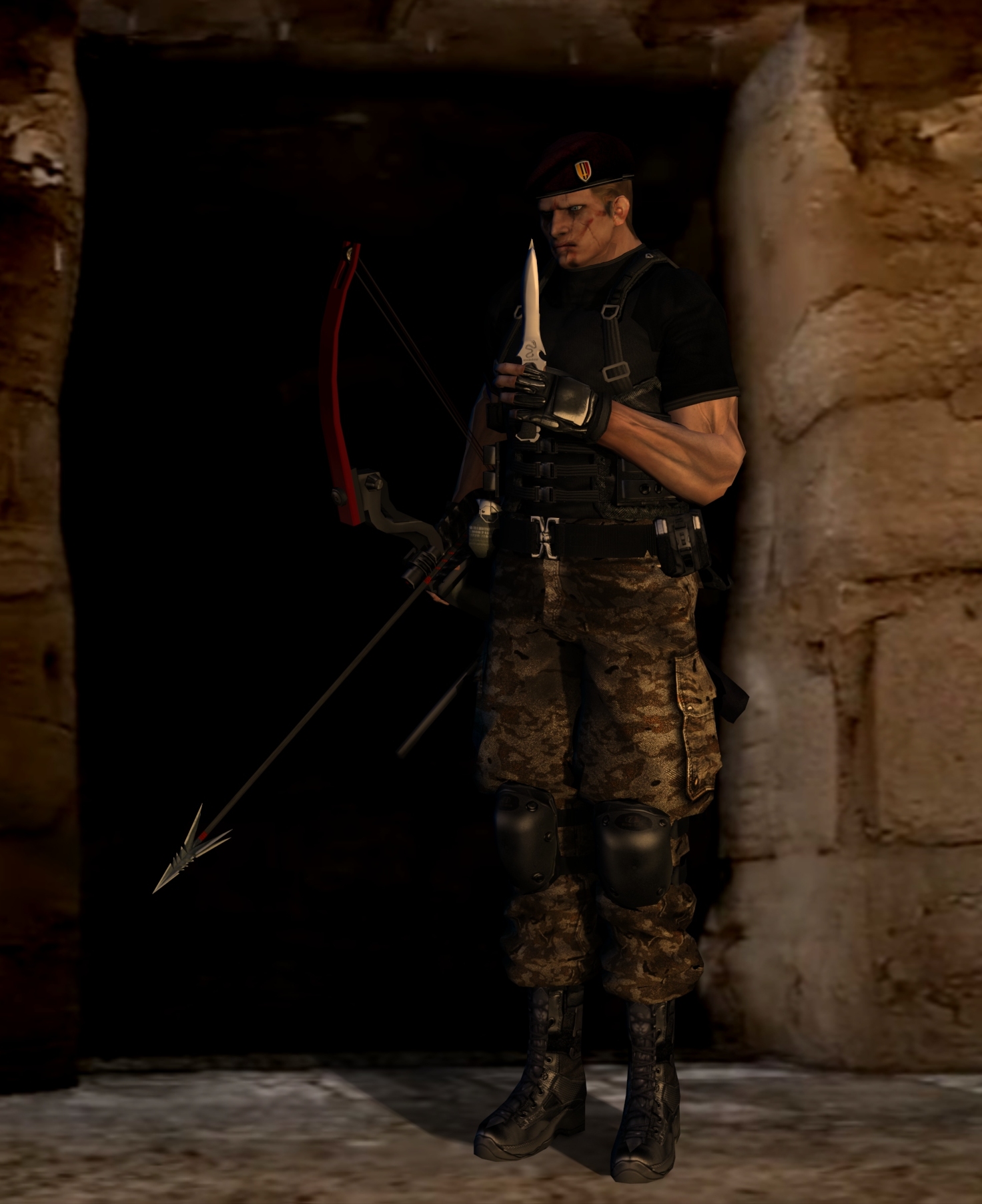 Resident Evil 5 Gold Edition - Mod Jack Krauser RE4 (Chris S.T.A.R.S.) 