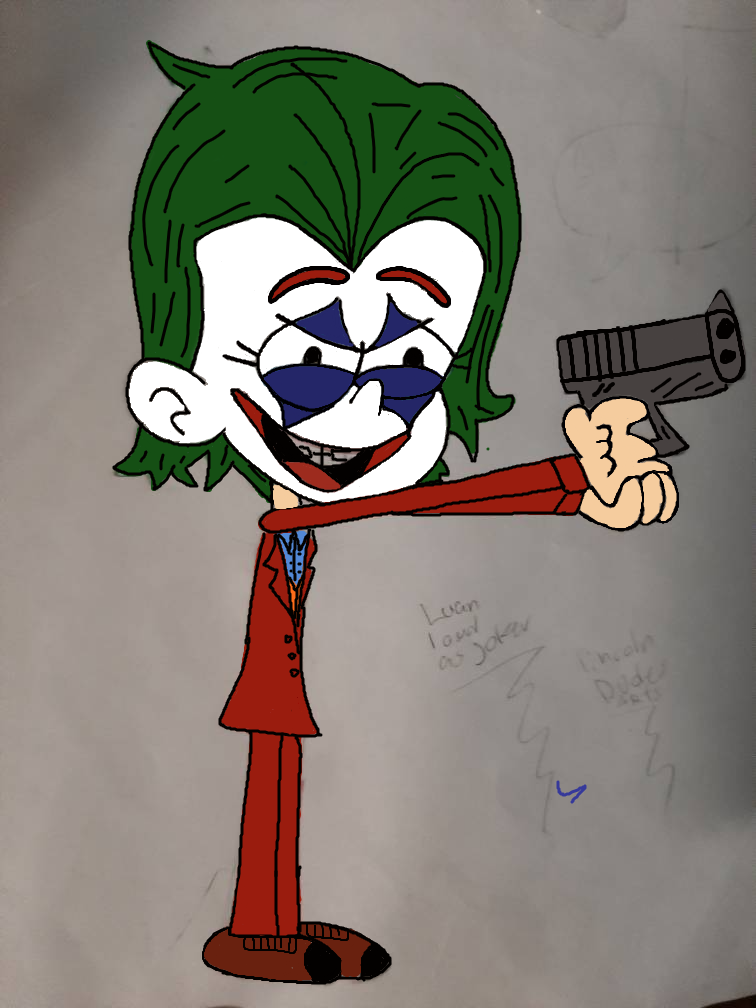 Luan Loud as the Joker by lincolndudes123 on DeviantArt