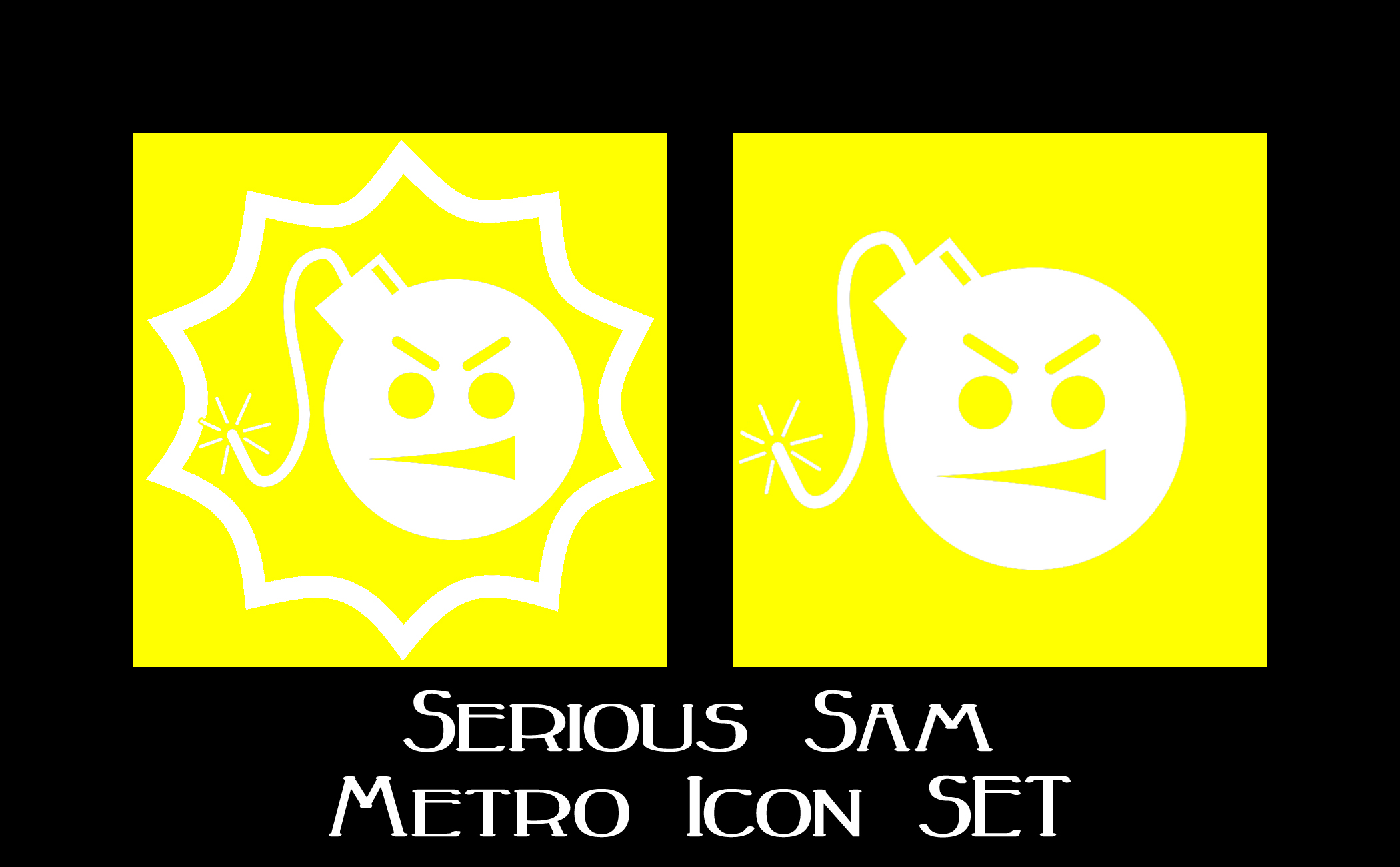 Serious Sam Metro Icon Set