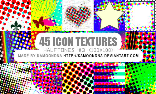 45 icon textures (halftones 3) by KaMoonDNA on DeviantArt