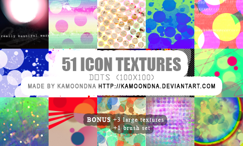 51 icon textures (dots) by KaMoonDNA on DeviantArt