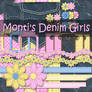 Monti's Denim Girls Scrap Kit